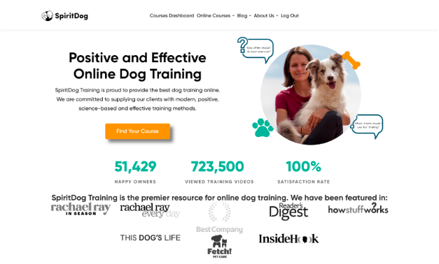 Dog training courses